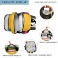 thumbnail image 3 of FORMRS Unisex School Backpack 17" Student Travel Bag with Laptop Compartment, Geometric Sun, 3 of 7