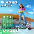 thumbnail image 2 of TST Bluetooth Hoverboard, 6.5" 300W Powerful Motor Hover Board with LED Lights, 6-10MPH Max Speed Self Balancing Electric Scooter, 2 of 5