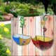 thumbnail image 4 of high quality Metal Umbrella Hanging Planter, Wall-Mounted Wall Art Hanging Fence Planter Basket, Vintage Flower Pot for Garden, 4 of 5