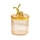thumbnail image 3 of Soporte para almohadillas de maquillaje, organizador de cosméticos, decoración con tapa, contenedor multifuncional Amarillo jinwen Estuche de almacenamiento para almohadillas de maquillaje, 3 of 5