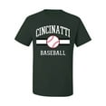 thumbnail image 2 of Wild Bobby City of Cincinnati Baseball Fantasy Fan Sports Men's T-Shirt, Forest Green, Large, 2 of 6