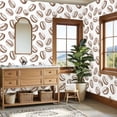 thumbnail image 4 of Coffee Shop Peel and Stick Wallpaper vintage Coffee Bean Brown Ink Wall Mural 23.6in x 9.8ft Self Adhesive Removable Wall Paper Renter Friendly Wallpaper for Bakery Coffee Lover, 4 of 8