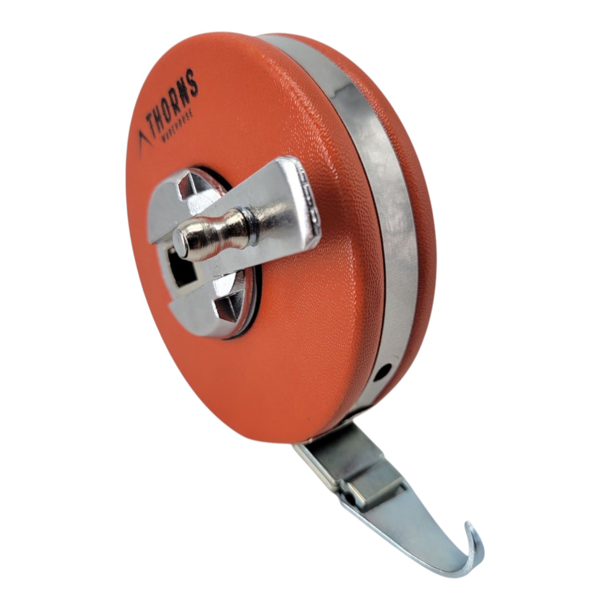 Thorns Warehouse Forestry Diameter Tape 20' Tree Measure Woven Synthetic Fabric Claw Hook at End 76" Diameter in Inches Measures in 10th, 100ths, Linear Feet