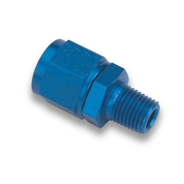 Earls Plumbing 916103ERL Straight Aluminum AN Swivel to NPT Adapter