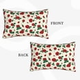 thumbnail image 2 of Xecao Rose Flowers for Decorative Throw Pillow Case for Couch,Sofa or Bed Set,Pillow Cover for Sofa Home Decor Ideal Gift-16"x24", 2 of 6