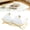 White, variant on VKQNRGS Set of 2 Clear Serving Bowls with Lid and Gold Basket Tray, Removable Nut Serving Platter Snack Box for Chips, Charcuterie, Fruits, Candy and Condiments
