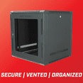 thumbnail image 7 of Networx 12U Wall Mount Cabinet - 201 Series, 24" Deep, Heavy-Duty Network Rack, Lockable & Ventilated, Flat-Packed for Easy Setup, 7 of 7