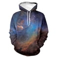 thumbnail image 2 of Sudadera con capucha para hombre, diseño de universo espacial, cielo estrellado, galaxia, vía láctea, moda urbana, sudaderas con capucha de gran tamaño para hombre, 2 of 4