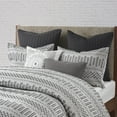 thumbnail image 4 of INK+IVY Rhea 3-Piece Mid-Century Cotton Comforter Mini Set in Gray, 4 of 5