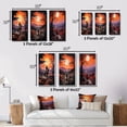 thumbnail image 4 of Designart "Rugged Western Cowboy" Western Framed Wall Art Set Of 3 - Yellow Western Frame Gallery Wall Set For Home Decor, 4 of 7