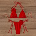 thumbnail image 4 of Glisme Red Bikini Sets For Women Flower Swimsuit Bikini Suit Fashion Swimwear Swimwear Ladies Matching Swimsuit, 4 of 5