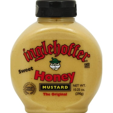 Inglehoffer Sweet Honey Mustard, 10.25 Ounce Squeeze Bottle