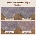 thumbnail image 7 of Design&I 2'x3' Ultra Soft Door Mat, Purple Boho Vintage Distressed Ornate Frame Round Scroll Pink Flowing Dynamic None Fluffy Washable Easy Care Indoor rug for Bedside Entryway, 7 of 7