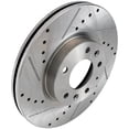 thumbnail image 3 of New Vented Brake Disc Compatible With Ford Lincoln Mazda Fusion Sport 6 Cyl 3.5L Fusion SEL 6 Cyl 3.0L 6 GT 4 Cyl 2.5L Fusion SE 4 Cyl 2.3L 2006-2013 By 42151 54142 145668 492745, 3 of 4