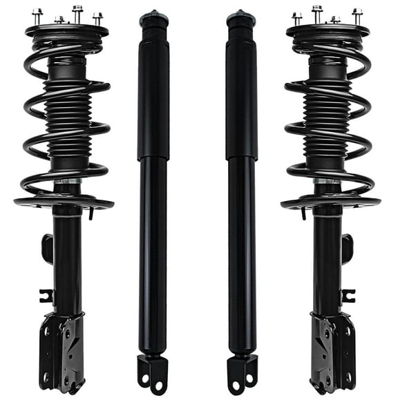 Detroit Axle - Front Struts & Coil Spring   Rear Shock Absorbers Replacement for 2013 2014 2015 2016-2019 Ford Explorer - 4pc Set
