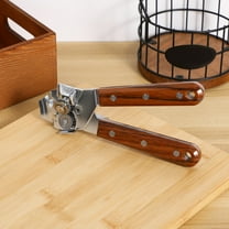 Kitandove 1Pack Wooden Handle Can Opener Bottle Opener Multi Color Construction Anti Wear