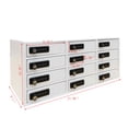 thumbnail image 5 of FixtureDisplays 12-Slot Cellphone Mini Charging Station Combination Locker Assignment Mail Slot Box USB Female Ports 15259, 5 of 5