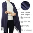 thumbnail image 3 of NevEND Women's Scarf Pashmina Shawls and Wraps for Evening Dress Bridesmaid Wedding Bridal Winter Warm Long Large Scarves, 3 of 6