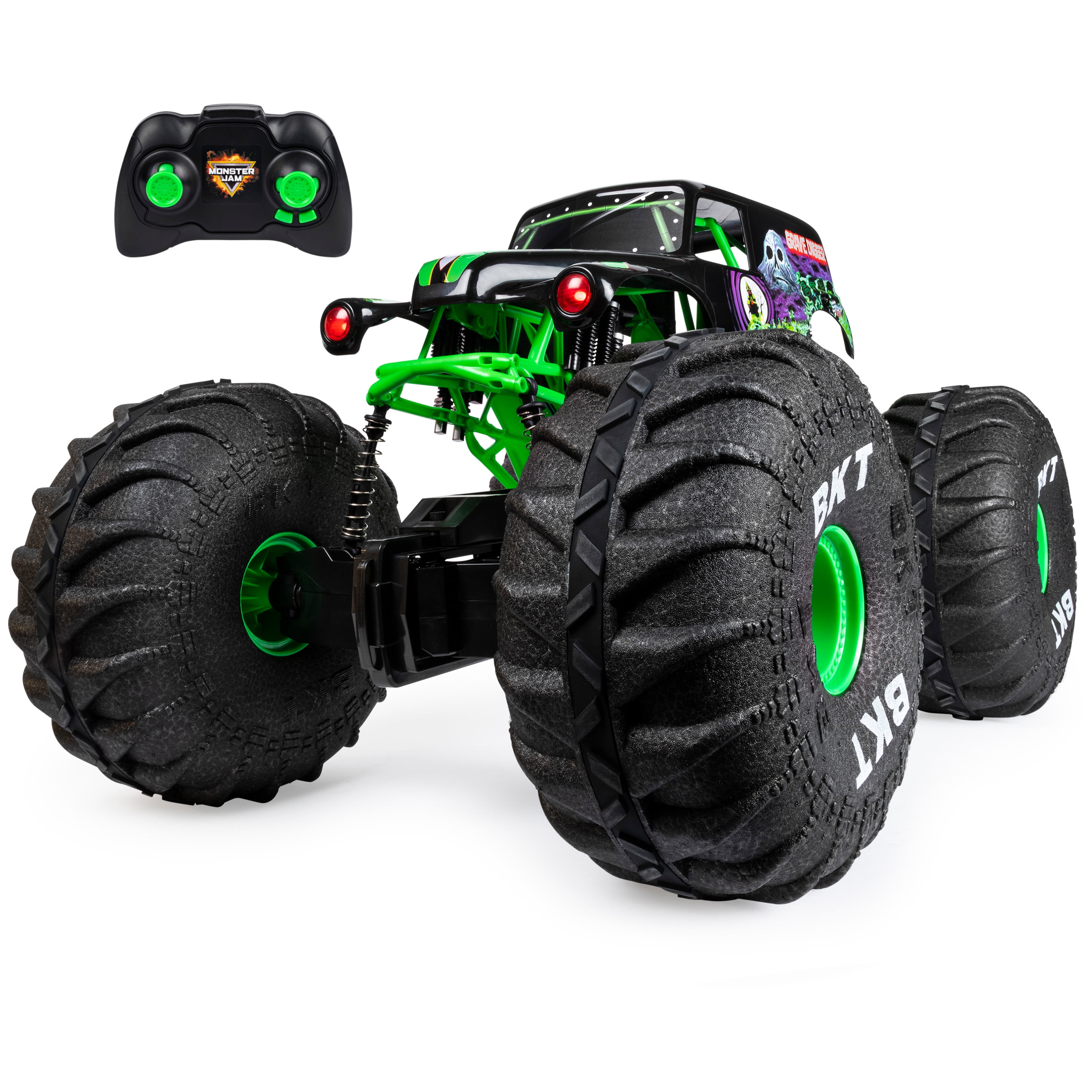 conductor corte largo Creación Monster Jam, Official Mega Grave Digger All-Terrain Remote Control Monster  Truck with Lights, 1: 6 Scale, Kids Toys for Boys - Walmart.com