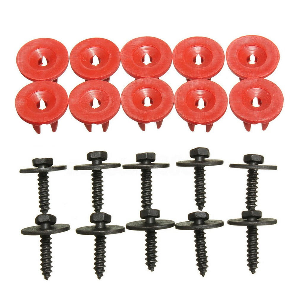 Car Engine Under tray Cover Clips Bottom Shield Guard Screws Kit For Toyota