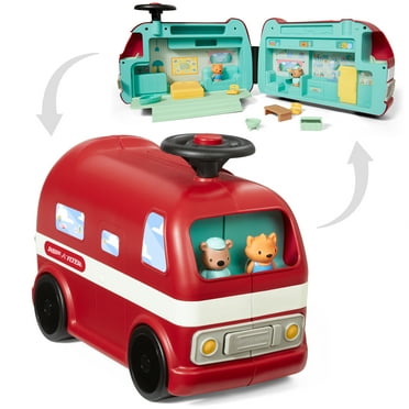 Radio Flyer Ride & Play Camper Playset, Ride-on for Kids, Red, Quantity 1