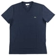 thumbnail image 4 of Lacoste Men Standard Short Sleeve Pima V-Neck Tee, 4 of 5