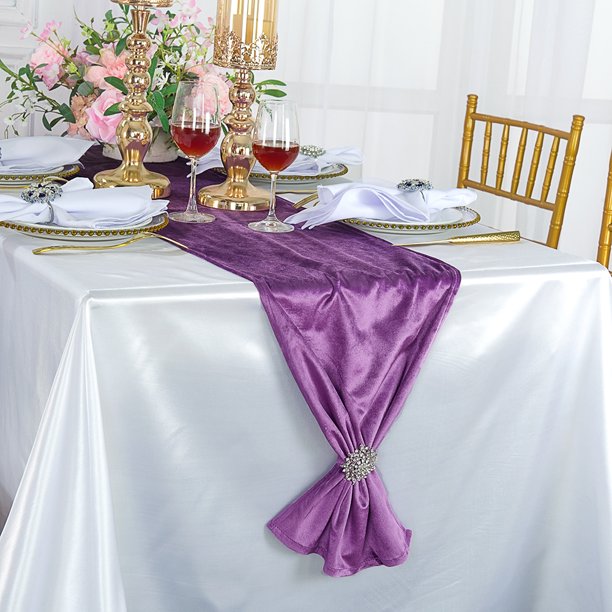 Wedding Linens Inc. Wholesale 13&quot; x 108&quot; Italian Velvet