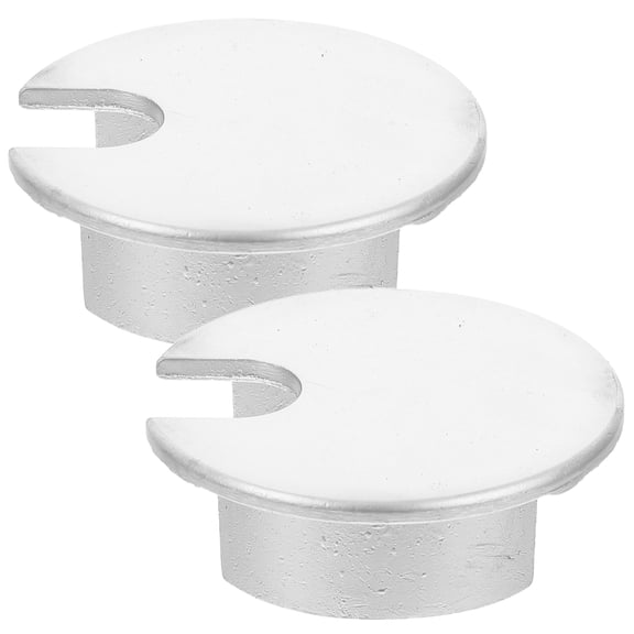Zehuanyu 2pcs Round Cable Hole Plug For Desktop Cord Organizer Decorative Desk Grommet For Office And Home Zinc Alloy Wire Hole Cover