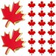 thumbnail image 2 of 20pcs Maple Leaf Brooches Metal Art Breastpins Clothes Decorative Badges Festival Brooch Gifts, 2 of 2