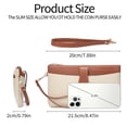 thumbnail image 4 of GAEKEAO Wristlet Wallets for Women Rfid Blocking Vegan Leather Card Phone Holder with 10 Card Slots 2 ID Window, 4 of 8
