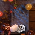 thumbnail image 7 of Buateil Life Size Human Skull Model Halloween Decor Skeleton Skull Realistic Human Adult Skull Head Bone Model Graveyard Outdoor Decor, 7 of 7