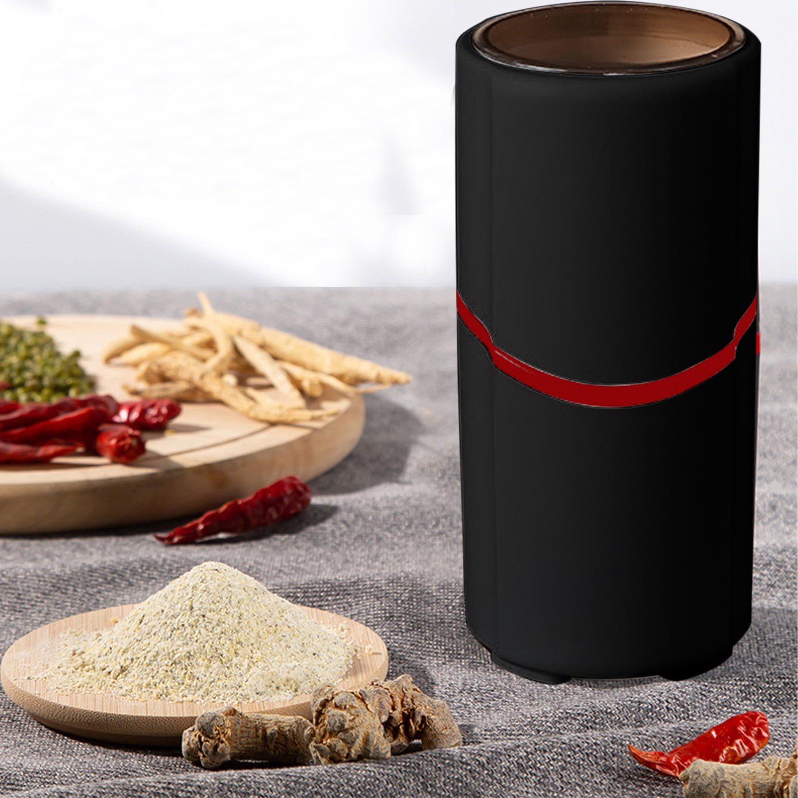 RnemiTe-amo Coffee Grinder Electric, Grains Grinder Electric, Spice Grinder  Electric,Herb Grinder, Grinder For Coffee Beans Spices With 2 Stainless