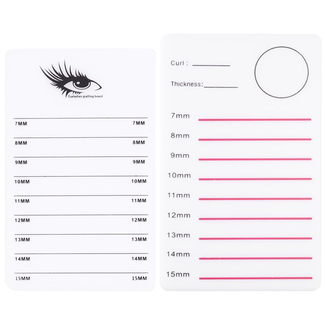 Miangastore False Eyelashes Extension Plate Lash Pallet Holder Durable 2Pack 5.31X3.14X0.20In