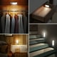 thumbnail image 4 of Luz nocturna de 12 LED, lámpara de pared recargable por USB, lámpara de armario, 3 modos (automático/encendido/apagado) con sensor de movimiento y tira magnética adhesiva 3M para, 4 of 6