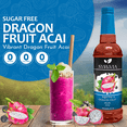 thumbnail image 2 of Syruvia Dragon Fruit Sugar Free Coffee Syrup No-Calorie Coffee Sauce for Coffee, Lattes, Shakes, Smoothies, Desserts, 25.4 Fl. Oz, 2 of 7