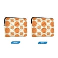 thumbnail image 7 of FORMRS 13-13.3 inch Laptop Sleeve Case Soft Carrying Quilted Computer Bag Cover, Orange Geometric Pattern, 7 of 7