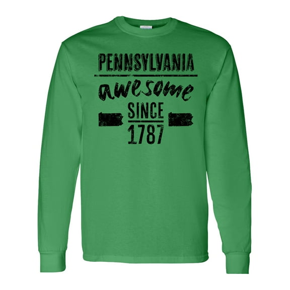 Inktastic Pennsylvania Awesome Since 1787 Long Sleeve T-Shirt