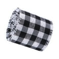 thumbnail image 5 of HUUXIW Polyester Gingham Wrapping Ribbon Plaid Burlap Ribbon Christmas Crafts Decoration Braid, 5 of 7