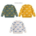 thumbnail image 5 of Godderr Kids Toddler Knit Sweaters for Boys Pullover Sweaters Undershirt Fall Crew Neck Sweater Kids Dinosaur Printing Leisure Knit Sweaters, 5 of 6