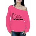 thumbnail image 1 of Awkward Styles Women's Mom Of The Year Graphic Off Shoulder Tops Oversized Sweatshirt For The Best Mother, 1 of 4
