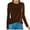 Coffee, variant on Velvet Top Long Sleeve Women Shirts Solid Color Ladies Blouses Plus Size Velvet Sweatshirts for Women Casual T Shirts Tops Soft Tunic Round Neck Pullover Loose Fit Velvet Tech Stretch under