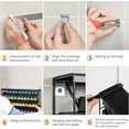 thumbnail image 5 of ZCDCP Black Metal 4 Tier Coffee Pod Holder, Wall Mountable Storage Drawer, for Vtline Capsule Coffee Machine (40 Pods Capacity), 5 of 5