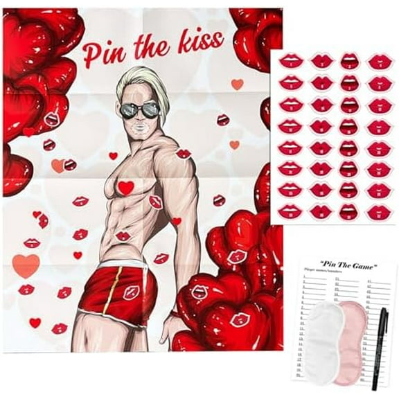 Bridal Shower Bachelorette Party Games, Pin Game for Bridal Shower Wedding Engagement Party Games Girls Night Bachelorette Party Decorations 32 Guests