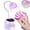Pearl Purple, variant on Cordless Gooseneck UV‑LED Nail Lamp, Rechargeable 12W Single‑Finger Gel Curing Light, 360° Flexible Arm Nail Dryer with 4 Timers for Nail Tips, Rhinestone Glue & Home Salon Nail Art