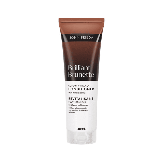 John Frieda Brilliant Brunette Colour Vibrancy Conditioner for Restored Tone and Texture