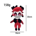 thumbnail image 1 of TV Hazbin Hotel (2024) Peluche de cosplay del pato Alastor rojo de terror, 1 of 5
