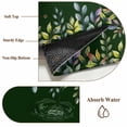 thumbnail image 5 of Colorful Leaf Area Rugs 5x7 ft Welcome Watercolor Leaves Pastoral Style Washable Rug Non Slip Indoor Carpet Absorbent Floor Mat for Living Room Bedroom Dining Room, 5 of 9