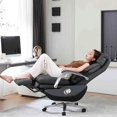 thumbnail image 4 of Bureau Conference Office Chairs Beauty Armchairs Recliner Standing Office Chairs Metal Bedroom Sillas De Espera Room Furnitures My Lux Decor Round, 4 of 12