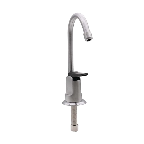 Westbrass A203-Nl-07 Grifo Dispensador De Agua Fría Pura Estilo Touch-Flo De 6 Pulgadas, Níquel Satinado