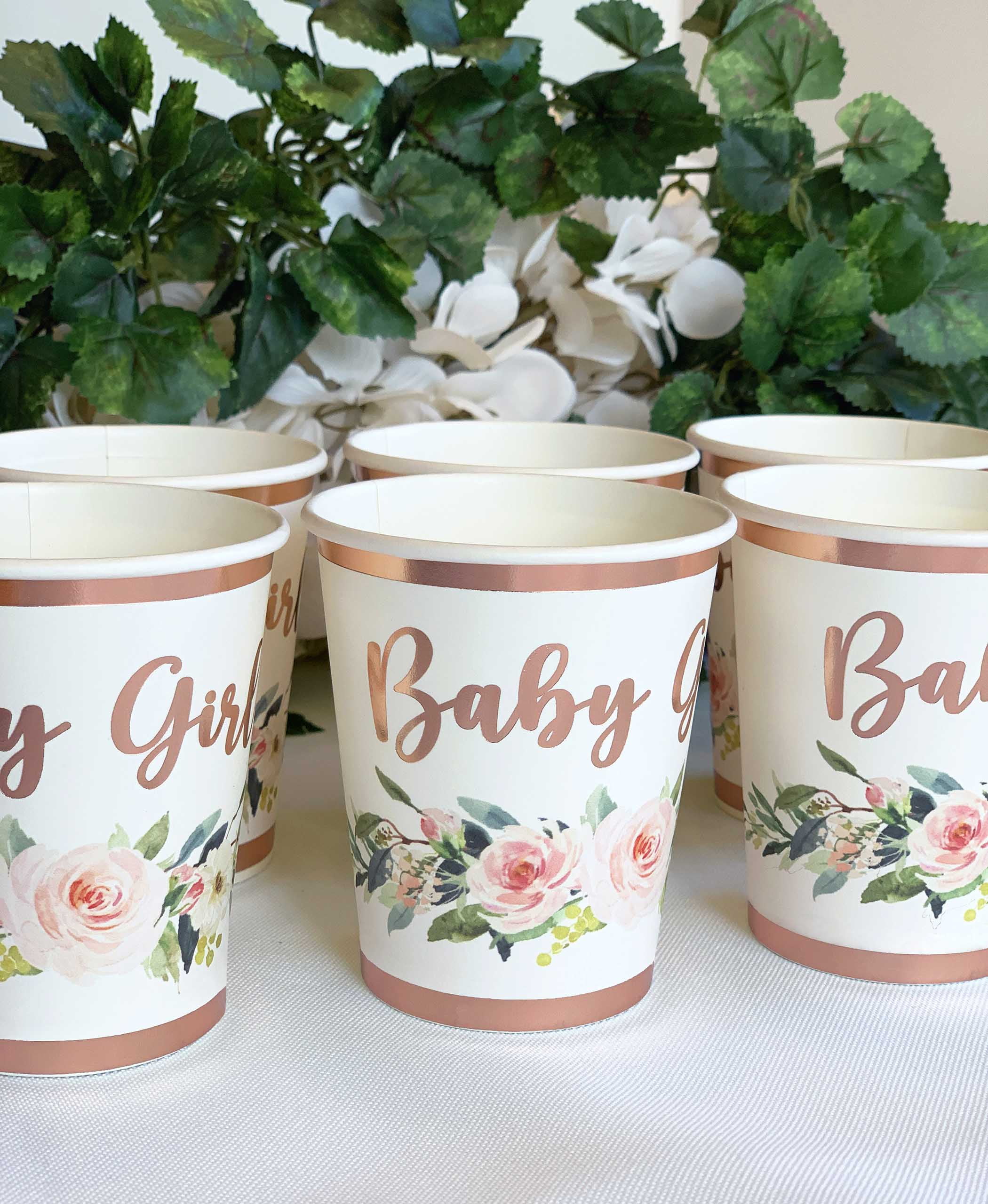 Baby shower paper sale plates and cups